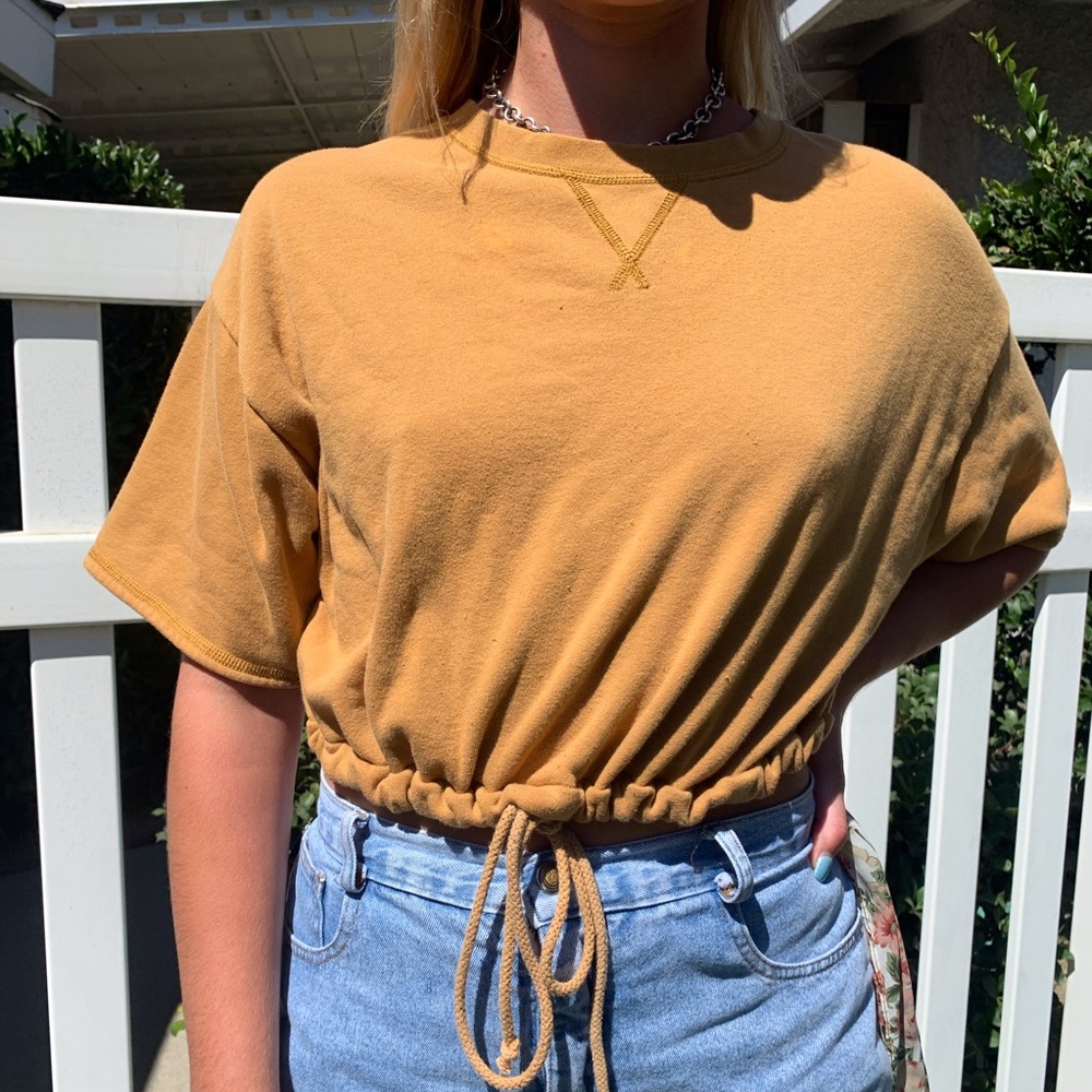 American Eagle Crop Sweater